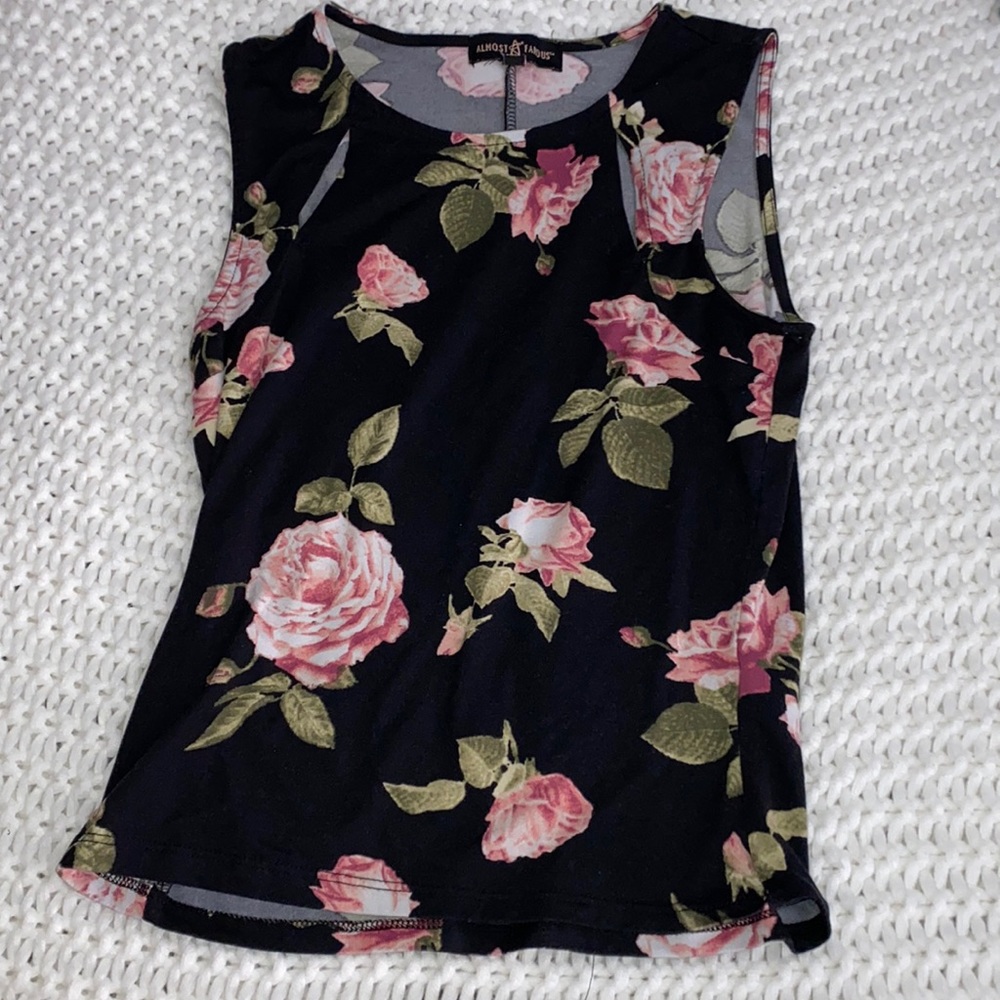 Flower tank top